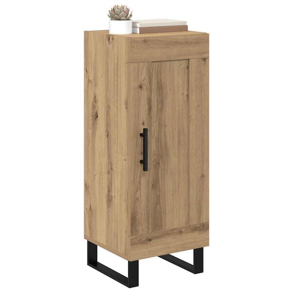 vidaXL Vitrina Roble artesanal 34,5 x 34 x 90 cm