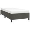 vidaXL Estructura de cama sin colch&oacute;n terciopelo gris oscuro 90x190 cm