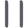 vidaXL Oreja de cabecero Gris 80 x 16 x 4 cm Terciopelo