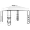 vidaXL Carpa cenador de jardín blanco 3x3 m