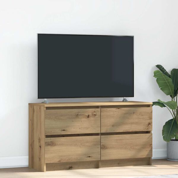 vidaXL Mueble para TV madera de ingenier&iacute;a roble artisan 100x35x54 cm
