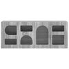 vidaXL Mueble de TV Gris Sonoma 100 x 35 x 40 cm Madera de ingenier&iacute;a