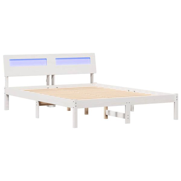 vidaXL Estructura de cama 120 x 200 cm Madera de pino macizo