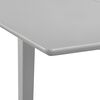 vidaXL Juego de muebles de comedor 3 piezas MDF gris
