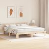 vidaXL Estructura de cama Natural 180 x 200 cm Madera de pino macizo