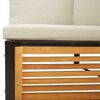 vidaXL Set de sofás de jardín con cojines 6 pzas madera maciza acacia