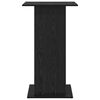 vidaXL Mesa de Bar Roble Negro 60 x 60 x 100 cm Madera contrachapada