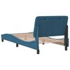 vidaXL Estructura de cama sin colch&oacute;n terciopelo azul 90x190 cm