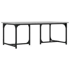 vidaXL Mesa de centro madera contrachapada gris Sonoma 90x50x35 cm