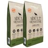 vidaXL Comida seca para perro Adult Sensitive Lamb & Rice 2 Uds 30 kg