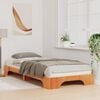vidaXL Estructura de cama Marr&oacute;n 90 x 220 cm Madera