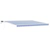 vidaXL Toldo retr&aacute;ctil Azul y 500 x 300 cm Poli&eacute;ster y Aluminio