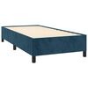 vidaXL Estructura de cama sin colch&oacute;n terciopelo azul oscuro 100x200cm