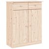 vidaXL Zapatero ALTA madera maciza de pino 77x35x96 cm