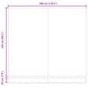 vidaXL Toldo Retr&aacute;ctil Naranja y Marr&oacute;n 300 x 250 cm Poli&eacute;ster y metal