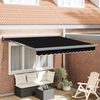 vidaXL Toldo Negro 350 x 250 x 165 cm Poli&eacute;ster y Aluminio