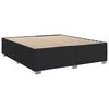 vidaXL Cama box spring con colch&oacute;n cuero sint&eacute;tico negro 180x200 cm