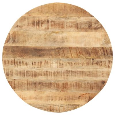 vidaXL Superficie de mesa redonda madera maciza de mango 15-16 mm 40cm