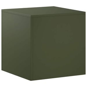 vidaXL Soporte de plantas Verde oliva 40 x 40 x 40 cm Acero oxidado