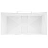 vidaXL Bolsas de papel con asas 250 uds blanca 21x11x31 cm