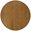vidaXL Alfombra redonda bamb&uacute; marr&oacute;n 100 cm