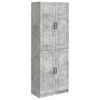 vidaXL Juego de armarios 2 uds. Gris Hormig&oacute;n Madera de ingenier&iacute;a