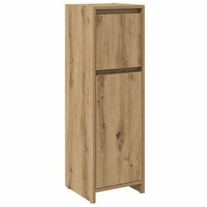 vidaXL Armario de ba&ntilde;o madera contrachapada roble artisan 30x30x95 cm