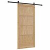 vidaXL Puerta Corredera ORKDAL Marr&oacute;n 93 x 202 cm