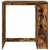 vidaXL Armario para lavadora con puerta Roble ahumado 87 x 60 x 89 cm