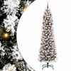 vidaXL &Aacute;rbol de Navidad artificial 210 cm PVC, Metal y Pl&aacute;stico