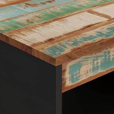 vidaXL Mesa de centro de madera maciza reciclada 55x50x40 cm