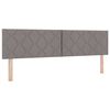 vidaXL Cama tipo Box Spring con colch&oacute;n Taup&eacute; 200 x 180 cm Poli&eacute;ster