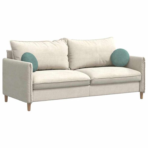 vidaXL Cojines para asiento 2 pcs Verde Mar &Oslash; 40 x 13 cm Terciopelo