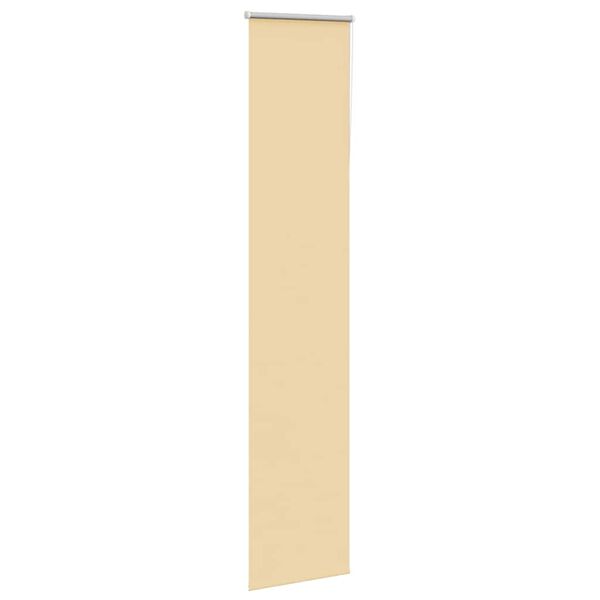 vidaXL Estor Enrollable Opaco Beige 60x210 cm Tela Ancho 55,7 cm