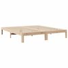 vidaXL Estructura de cama sin colch&oacute;n madera maciza de pino 180x200 cm