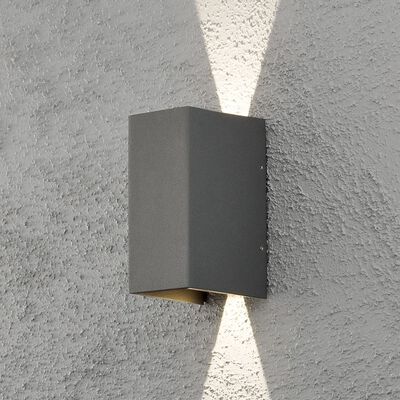KONSTSMIDE Lámpara LED de pared Cremona 2x3W 11x8x17 cm