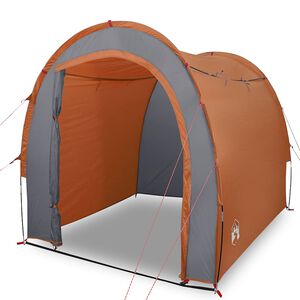 vidaXL Tienda de almacenamiento impermeable naranja