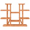 vidaXL Soporte para flores de madera maciza abeto 110x25x110,5 cm