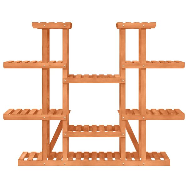 vidaXL Soporte para flores de madera maciza abeto 110x25x110,5 cm