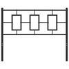 vidaXL Cabecero de repuesto de metal negro 107 cm