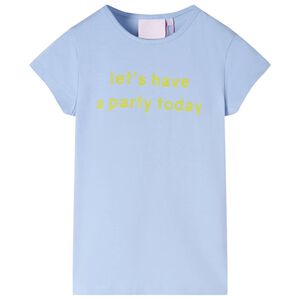 vidaXL Camiseta infantil azul claro 92