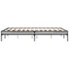 vidaXL Estructura cama madera ingenier&iacute;a metal gris Sonoma 120x190 cm