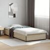 vidaXL Estructura cama madera ingenier&iacute;a metal roble Sonoma 100x200 cm