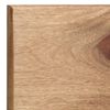 vidaXL Estantes de pared 2 uds madera maciza de acacia 118x26x20 cm