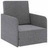 vidaXL Sillón convertible tela gris claro