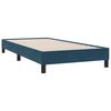 vidaXL Estructura de cama sin colch&oacute;n terciopelo azul oscuro 100x210cm