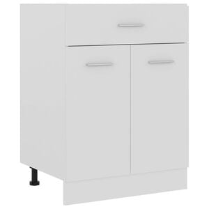 vidaXL Mueble bajo con caj&oacute;n "Lyon" blanco 60x46x81,5 cm madera de ingenier&iacute;a