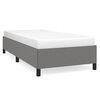 vidaXL Estructura de cama sin colch&oacute;n tela gris oscuro 80x200 cm