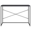 vidaXL Escritorio de ordenador aglomerado negro 110x60x70 cm