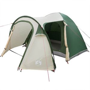 vidaXL Carpa de c&uacute;pula Igl&uacute; con techo Verde 384 x 254 x 170 cm